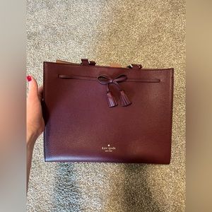 Kate spade, large bag in burgundy
